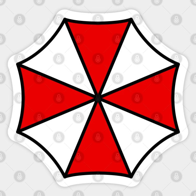 UMBRELLA CORPORATION LOGO RESIDENT EVIL Sticker by MANSE